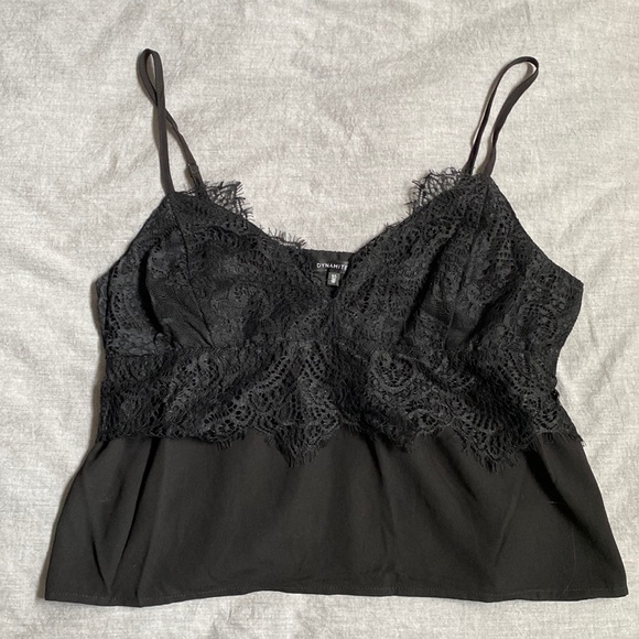 Dynamite lacey tank top. Size L - Picture 2 of 3